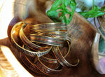 Bracelet Laiton et cuivre réglable artisanat indien