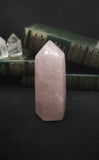 grande pointe en quartz rose , ref 2