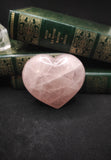 gros cœur en  quartz rose , ref 4