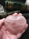 gros cœur en  quartz rose , ref 4